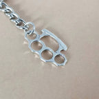 Pricked Knuckles Metal Pendant Keychain Fashion Car & Bag Accessory