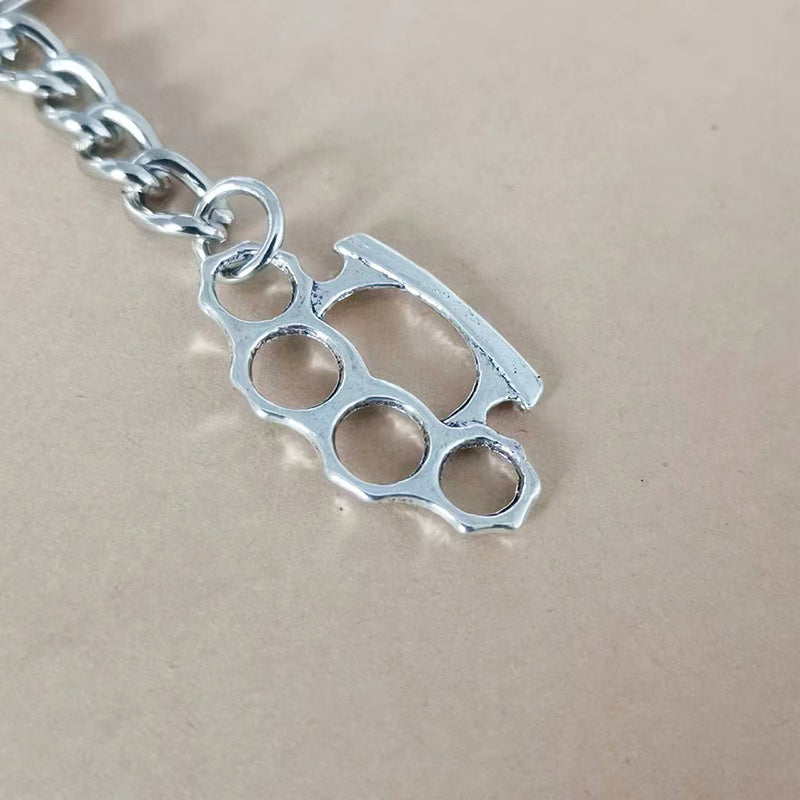Pricked Knuckles Metal Pendant Keychain Fashion Car & Bag Accessory