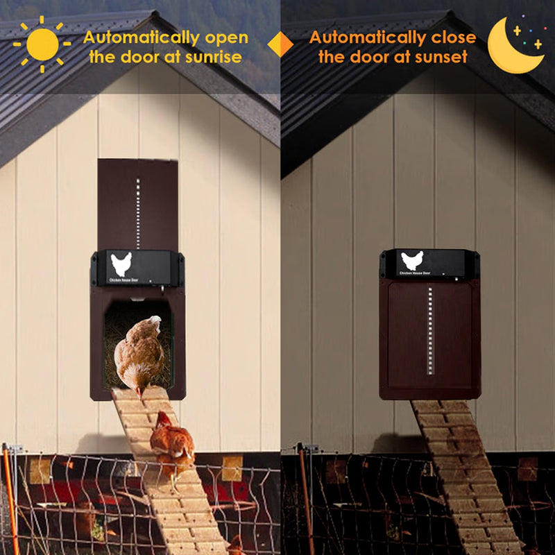 Poultry Farm Automatic Chicken House Door