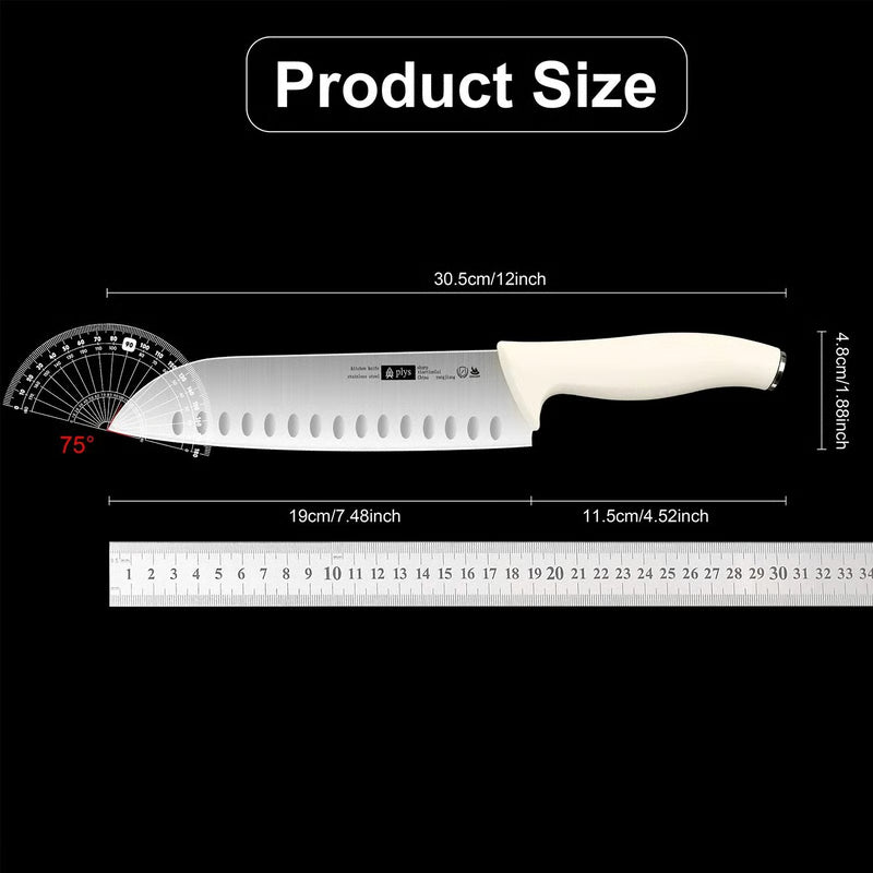 Precision Stainless Steel Chef Knife for Home Kitchen Cooking