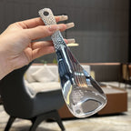 Hammered Stainless Steel Rice Scoop Spoon for Home Kitchen & Restaurant Serving