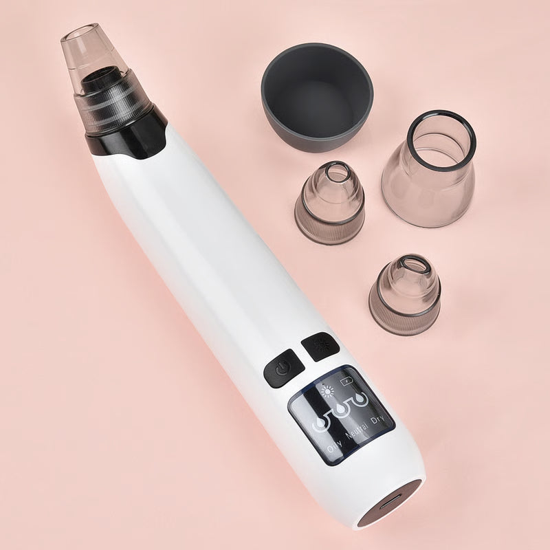 Facial Cleaner Black Point Vacuum Suction, Beauty Blackhead Remover, Black Head Dots Extractor Skin Care Tool