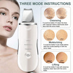 Deep Cleansing Facial Skin Scrubber | Face Spatula Exfoliator & Blackhead Pore Cleaner